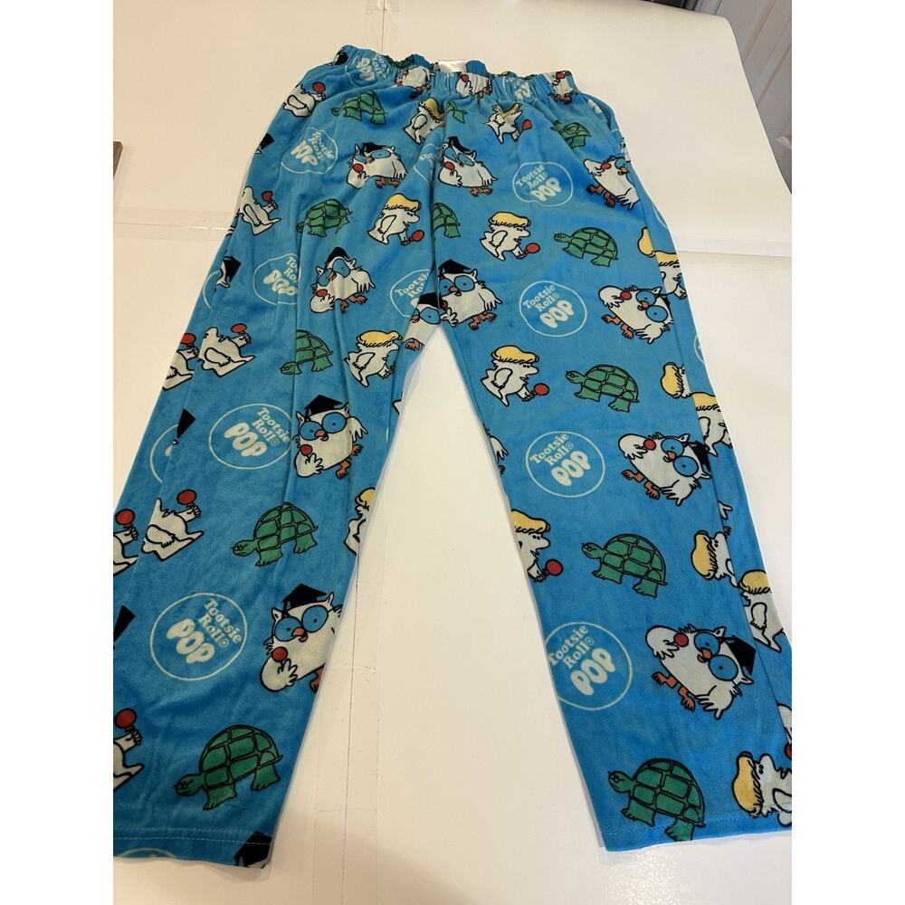 Unisex,Y2K Tootsie Roll Pop Mr. Owl Pajama Cartoon Sleep Pants. Size Large